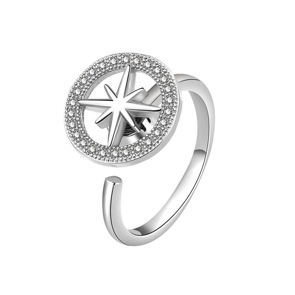 Bague Spinner Polaris – Bijou d’intention Aurora