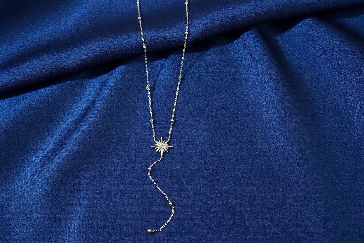 Collier Étoile du Nord - Bijou d'intention Aurora