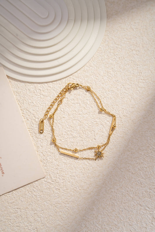 Bracelet Aurora – Polarys – Ajustable Étoile du Nord