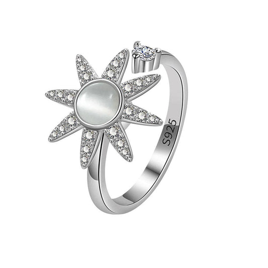 Bague Spinner Polaris – Bijou d’intention Aurora