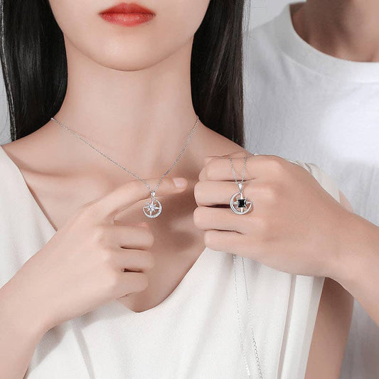 Colliers Duo Lune & Étoile en argent 925 – Bijoux d’intention Aurora