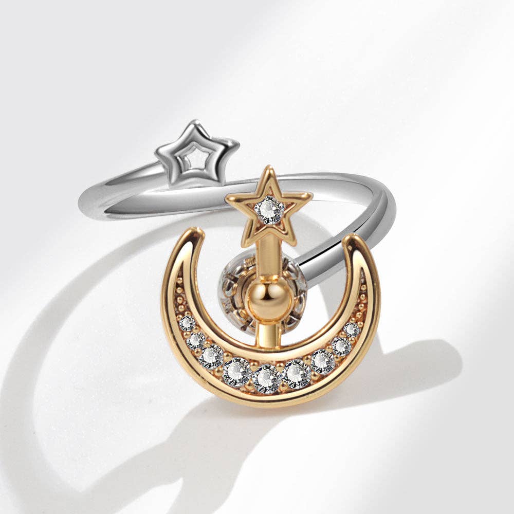 Bague Spinner Polaris – Bijou d’intention Aurora