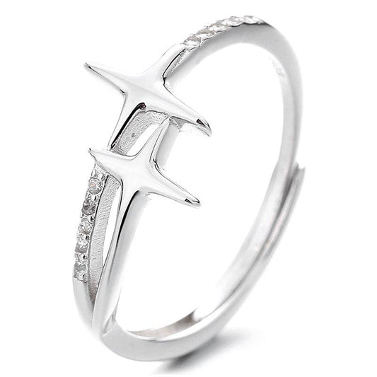 Bague Aurora – Brillance – Empilable Argent 925