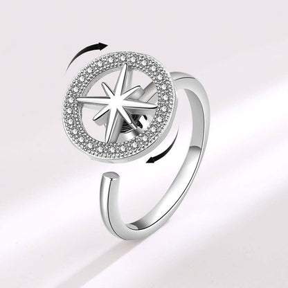 Bague Spinner Polaris – Bijou d’intention Aurora