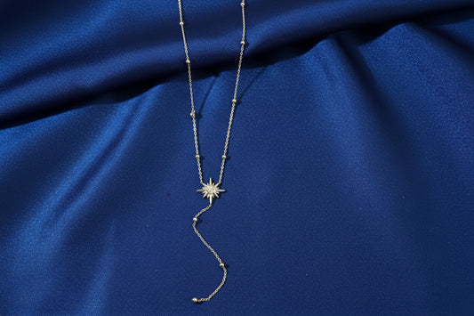 Collier Étoile du Nord - Bijou d'intention Aurora