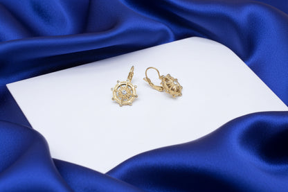 Boucles d’oreilles Aurora – Polaris – Étoile Dormeuse