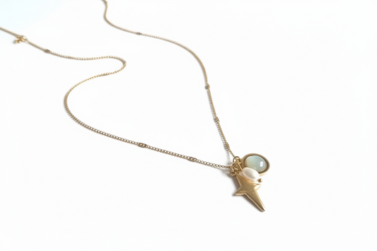 Collier Polaris Aventurine - Bijou symbole Aurora